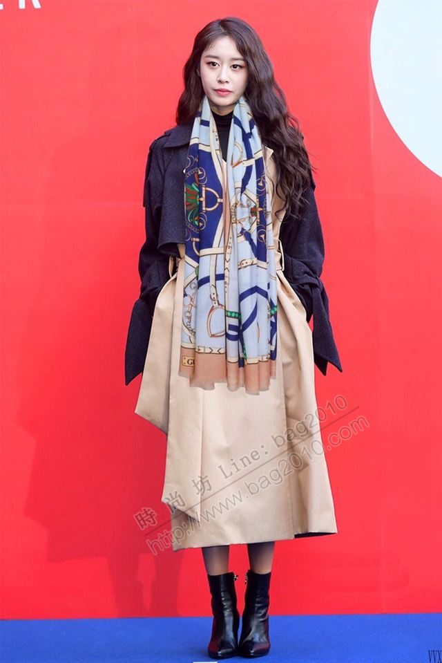 GUCCI圍巾 古馳2019秋冬最新款 無敵名媛風格 多功能圍巾 古馳女羊絨長巾  llwj6772